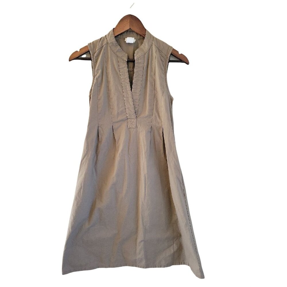 SBJ Austin Sleeveless Khaki 100% Cotton Dress size 1